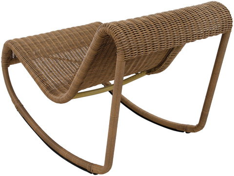 Selene Natural Wicker Outdoor Patio Rocking Chair, 1 Piece