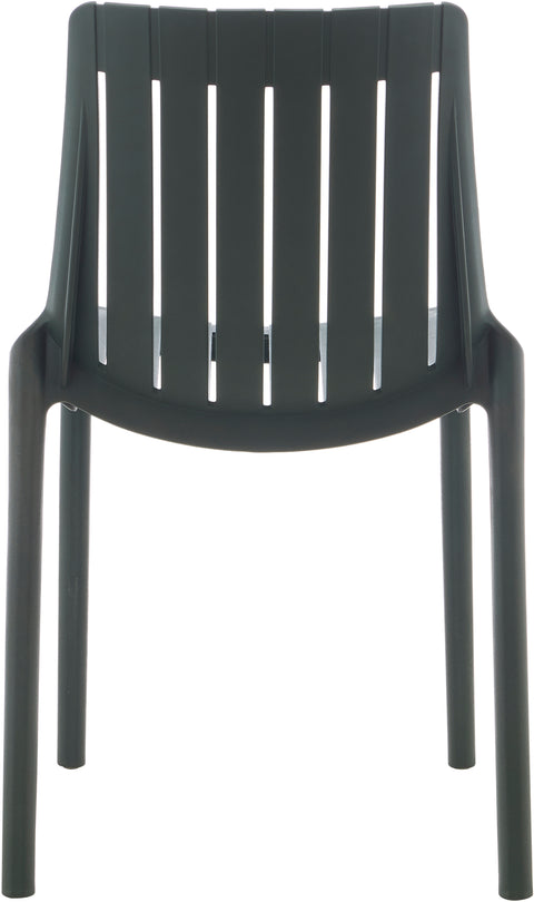 Noelle Green Polypropylene Outdoor Patio Dining Chair, 4-Piece