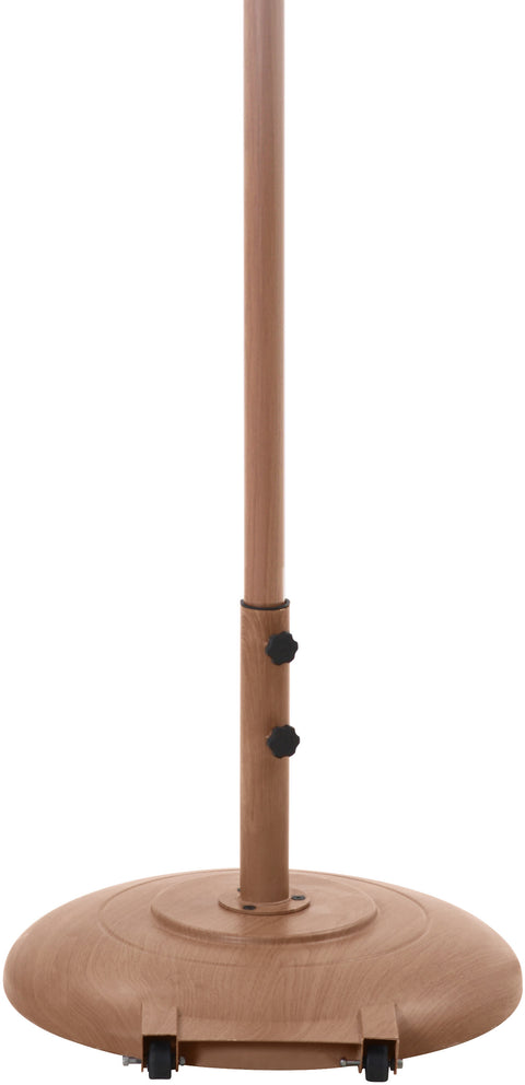 Arden Beige Water Resistant Fabric And Aluminum Patio Umbrella with Base Set (Style 5)