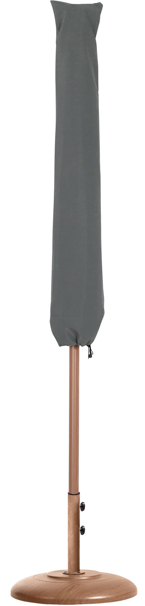 Arden Black Water Resistant Fabric And Aluminum Patio Umbrella with Base Set (Style 5)
