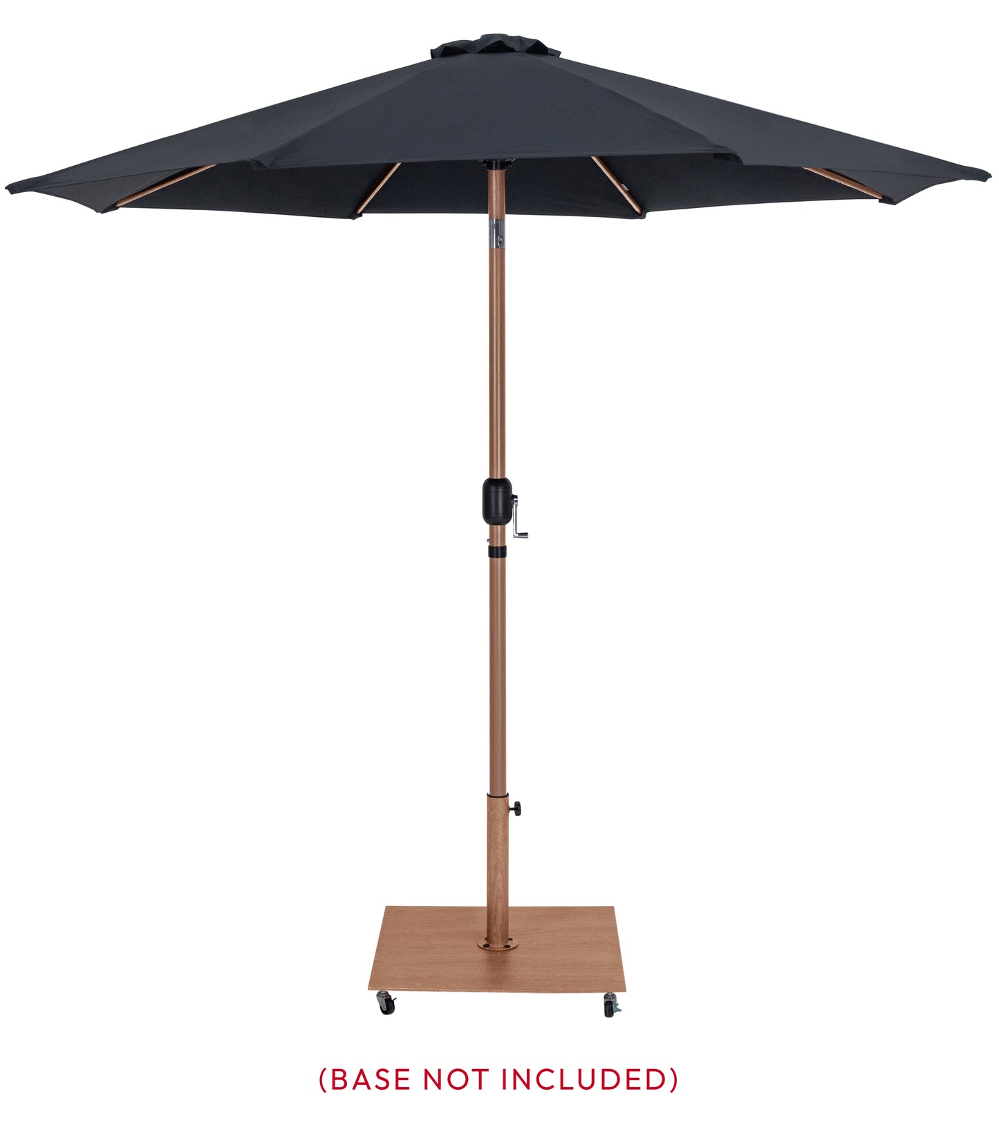 farrah black fabric patio umbrellas