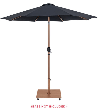 Farrah Black Fabric Patio Umbrellas