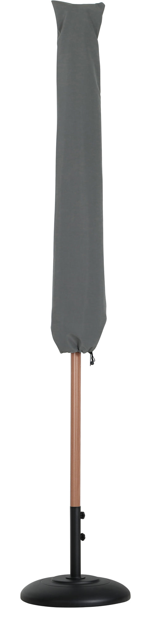 Arden Navy Water Resistant Fabric And Aluminum Patio Umbrella with Base Set (Style 4)