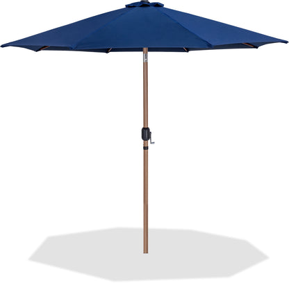 Farrah Navy Fabric Patio Umbrellas