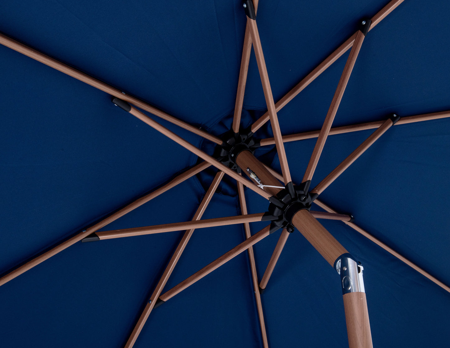 farrah navy fabric patio umbrellas