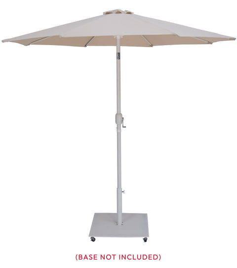 Arden Beige Water Resistant Fabric And Aluminum Patio Umbrella, 1 Piece (Style 2)