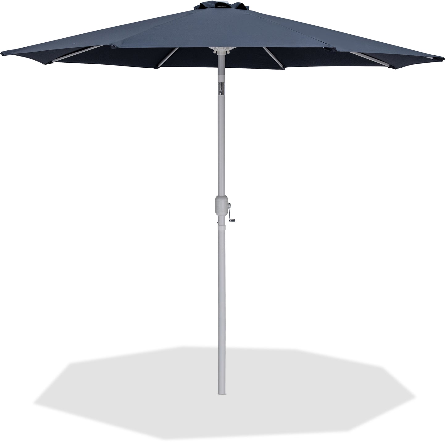 farrah grey fabric patio umbrellas