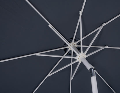 Farrah Grey Fabric Patio Umbrellas