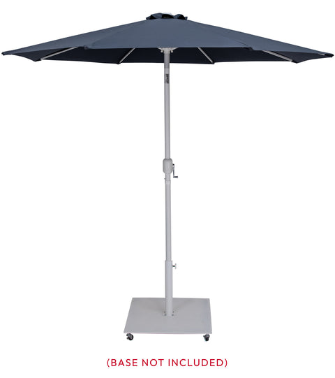 Arden Navy Water Resistant Fabric And Aluminum Patio Umbrella, 1 Piece (Style 2)