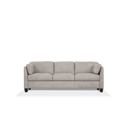 Damien Sofa, Dusty White Leather