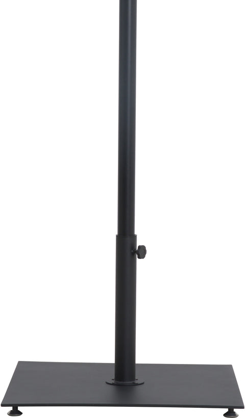 Arden White Water Resistant Fabric And Aluminum Patio Umbrella with Base Set (Style 13)