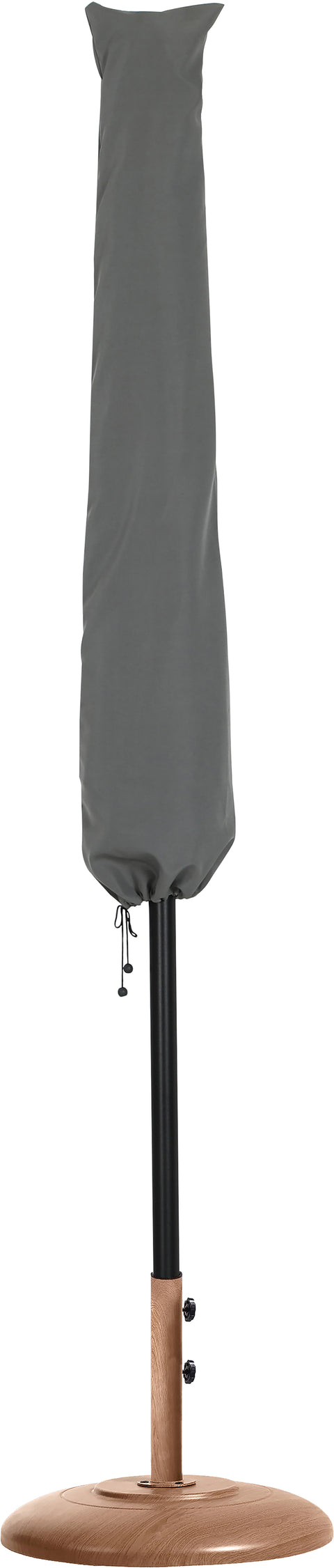 Arden White Water Resistant Fabric And Aluminum Patio Umbrella with Base Set (Style 17)