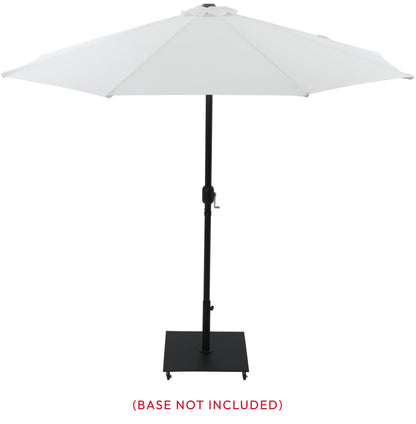 Farrah White Fabric Patio Umbrellas