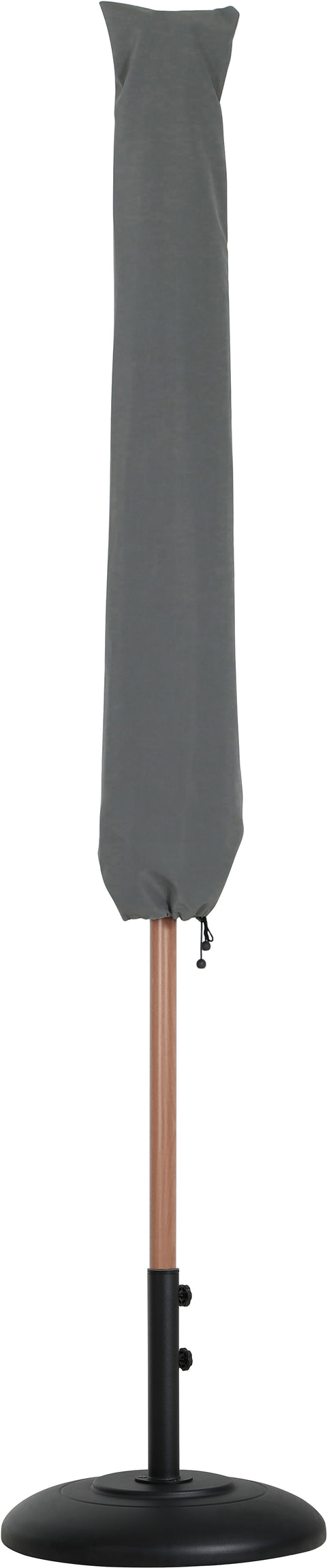 Nova Black Water Resistant Fabric And Aluminum Patio Umbrella with Base Set (Style 4)