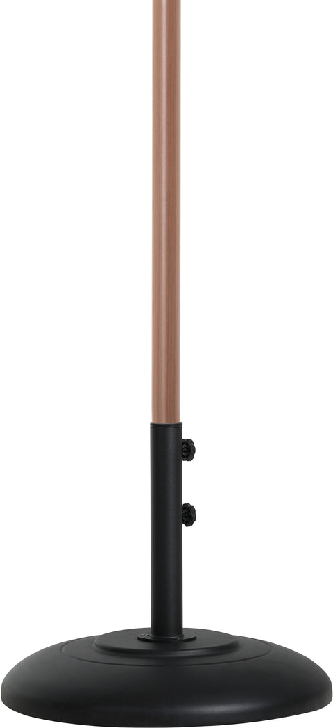 Nova Black Water Resistant Fabric And Aluminum Patio Umbrella with Base Set (Style 4)