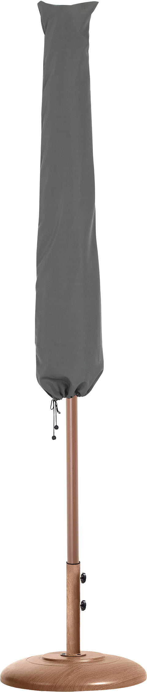 Nova White Water Resistant Fabric And Aluminum Patio Umbrella with Base Set (Style 5)