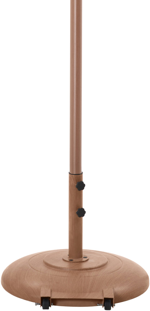 Nova White Water Resistant Fabric And Aluminum Patio Umbrella with Base Set (Style 5)