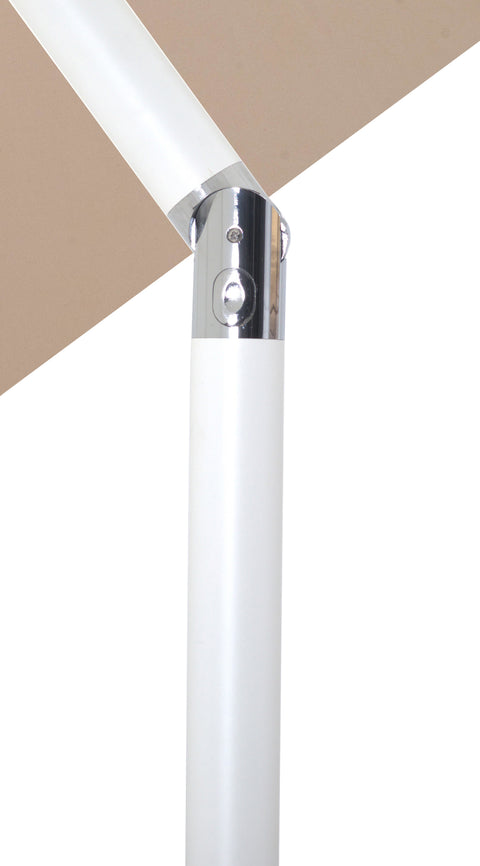 Nova Beige Water Resistant Fabric And Aluminum Patio Umbrella, 1 Piece (Style 2)