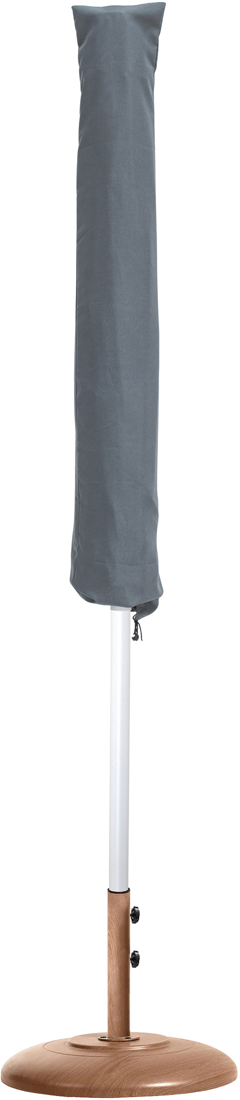 Nova Black Water Resistant Fabric And Aluminum Patio Umbrella with Base Set (Style 11)