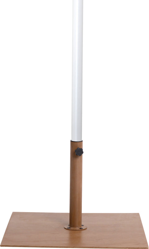 Nova Navy Water Resistant Fabric And Aluminum Patio Umbrella with Base Set (Style 8)
