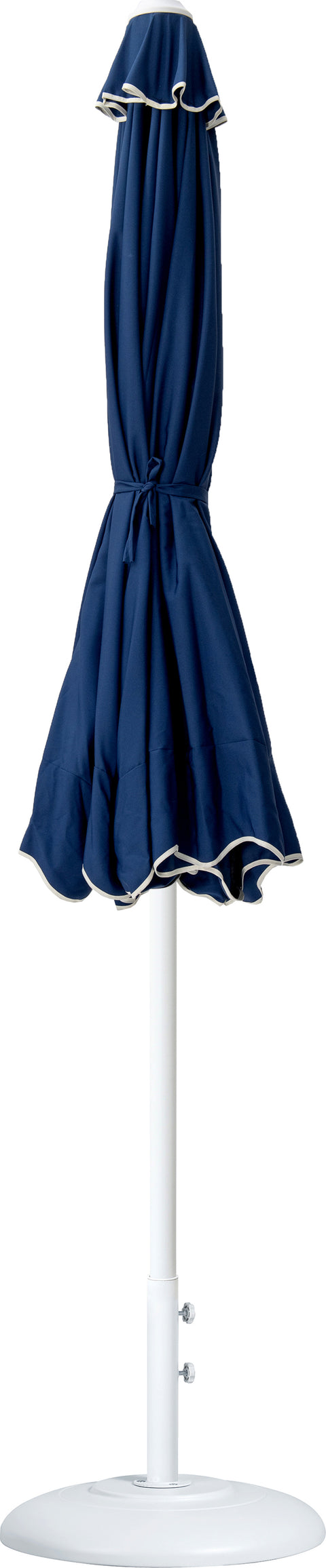 Nova Navy Water Resistant Fabric And Aluminum Patio Umbrella with Base Set (Style 12)