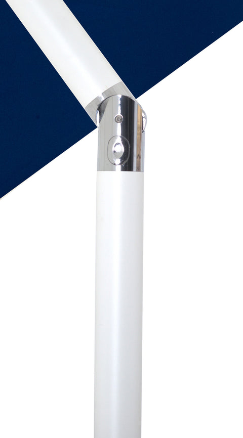 Nova Navy Water Resistant Fabric And Aluminum Patio Umbrella, 1 Piece (Style 2)