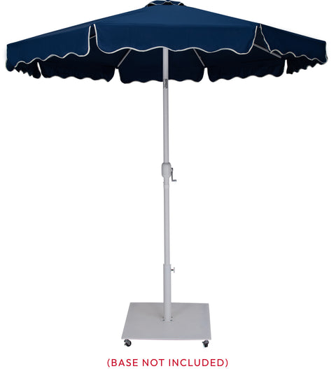 Nova Navy Water Resistant Fabric And Aluminum Patio Umbrella, 1 Piece (Style 2)