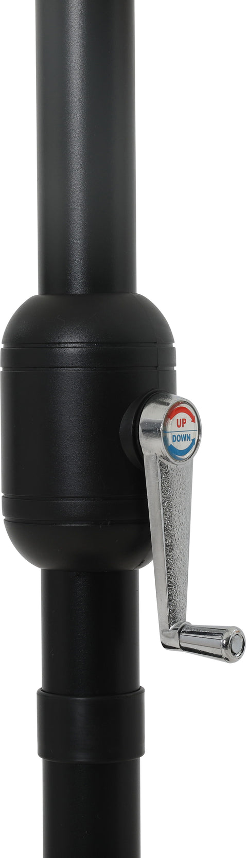 Simba Beige Fabric With Cream Piping / Matte White Aluminum Patio Umbrella with Base Sets