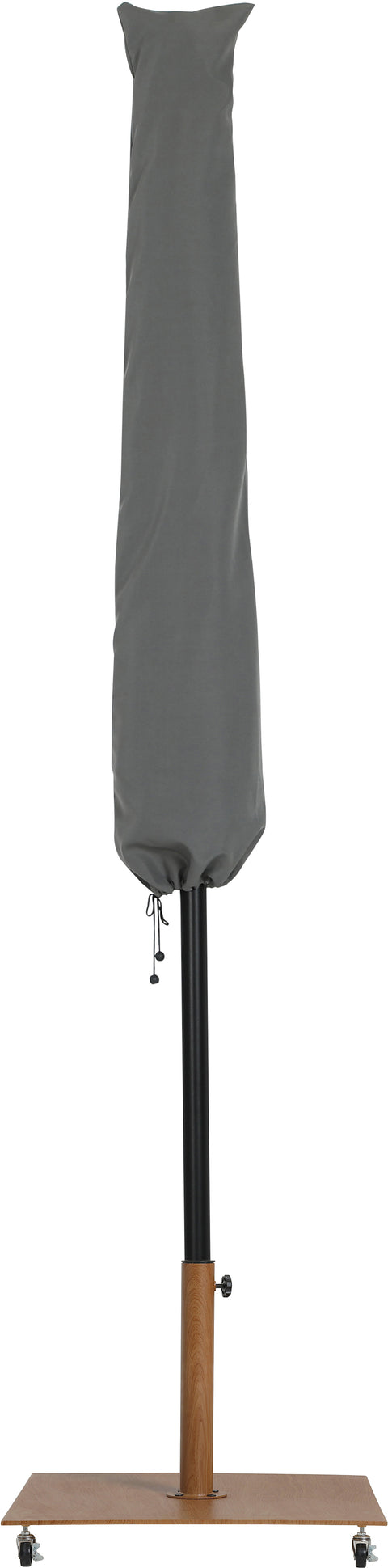 Nova Black Water Resistant Fabric And Aluminum Patio Umbrella with Base Set (Style 14)