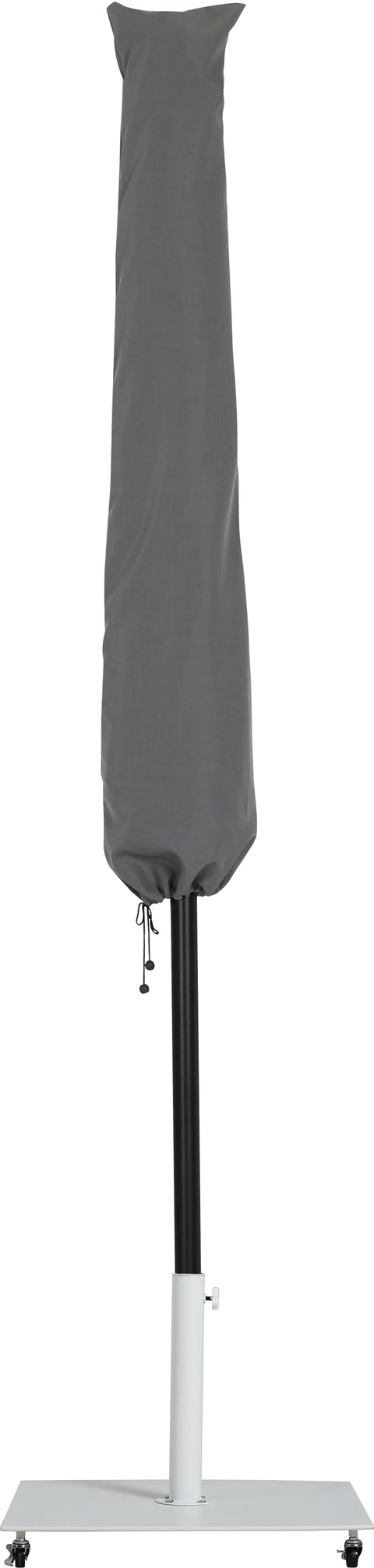 Nova Black Water Resistant Fabric And Aluminum Patio Umbrella with Base Set (Style 15)