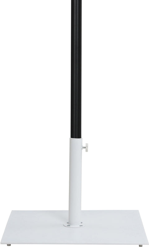 Nova Black Water Resistant Fabric And Aluminum Patio Umbrella with Base Set (Style 15)
