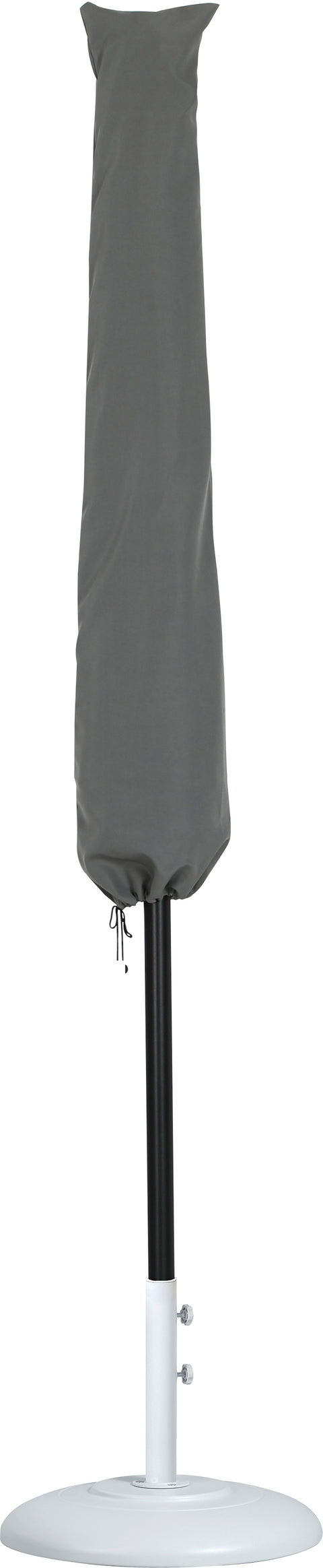 Nova Black Water Resistant Fabric And Aluminum Patio Umbrella with Base Set (Style 18)