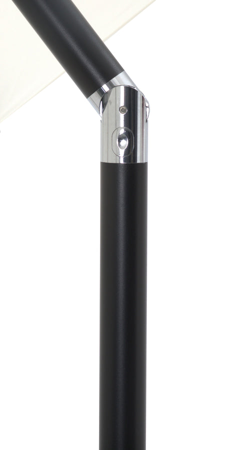 Nova White Water Resistant Fabric And Aluminum Patio Umbrella, 1 Piece (Style 3)