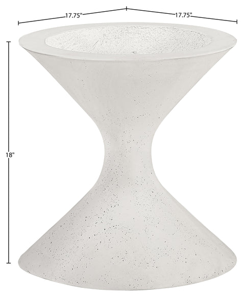 Celine 17.75" Cream Indoor / Outdoor Concrete Planter, 1 Piece