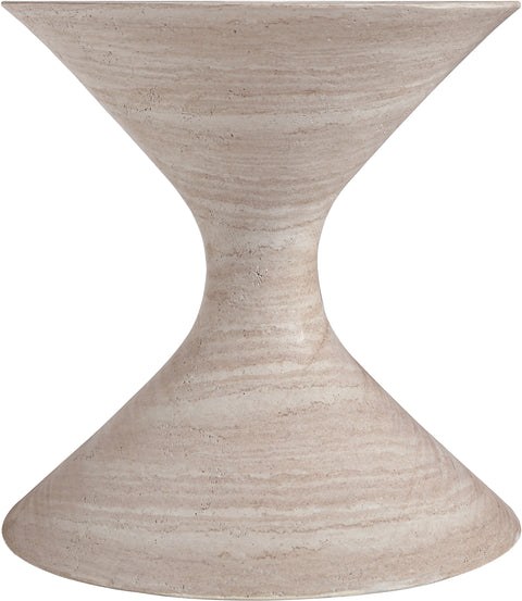 Celine 17.75" Travertine Indoor / Outdoor Concrete Planter, 1 Piece