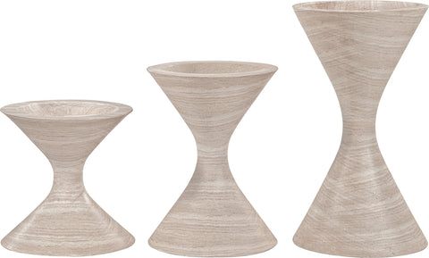 Celine 17.75" Travertine Indoor / Outdoor Concrete Planter, 1 Piece