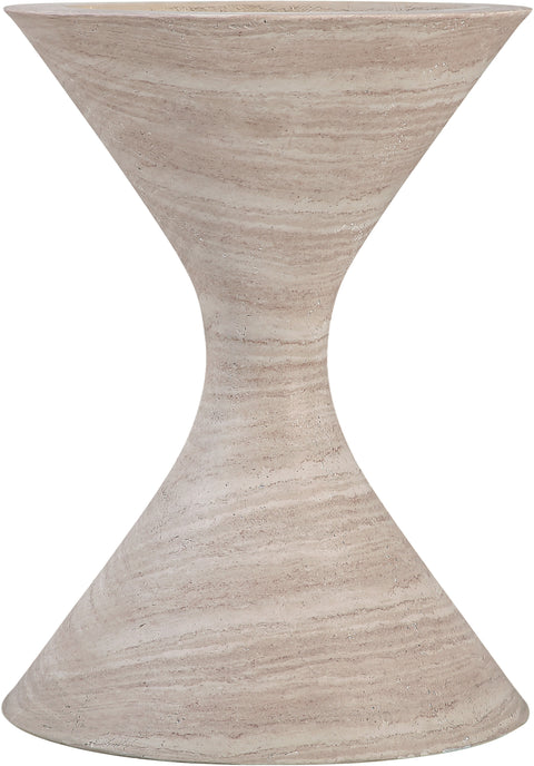 Celine 17.75" Travertine Indoor / Outdoor Concrete Planter, 1 Piece (Style 2)