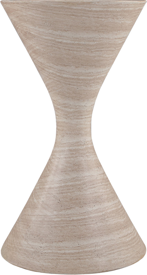 Celine 17.75" Travertine Indoor / Outdoor Concrete Planter, 1 Piece (Style 3)