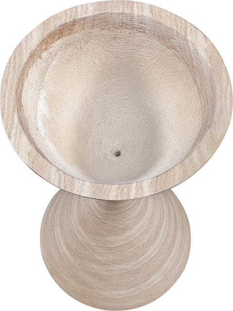 Celine 17.75" Travertine Indoor / Outdoor Concrete Planter, 1 Piece (Style 3)