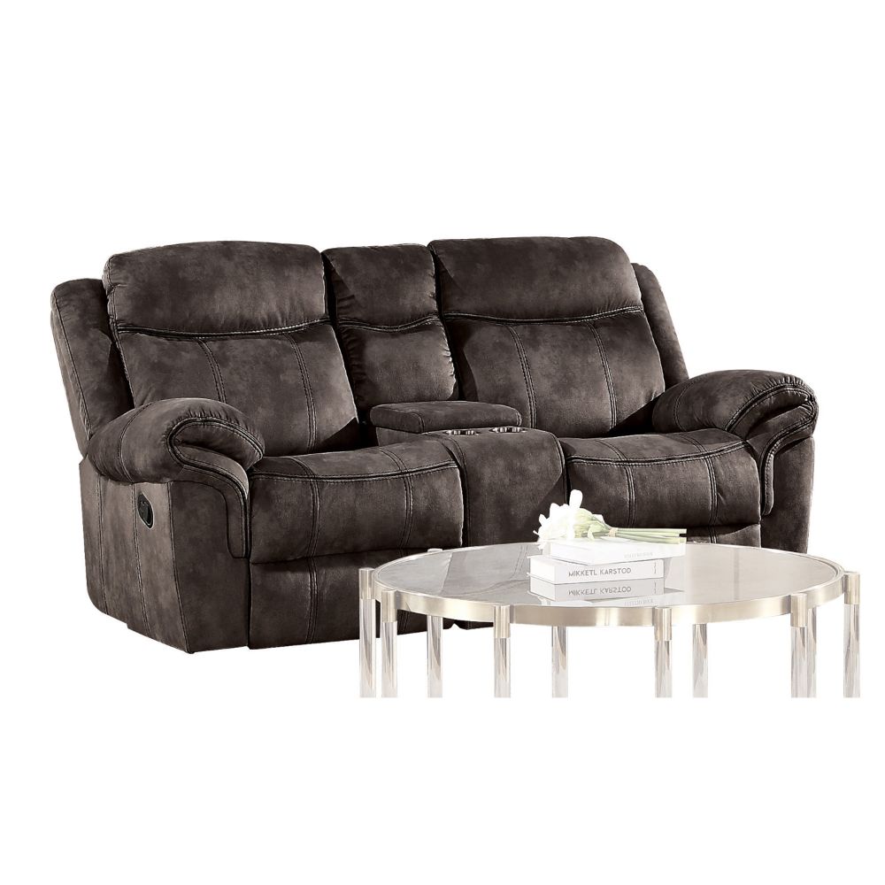 motion loveseat & console w/usb