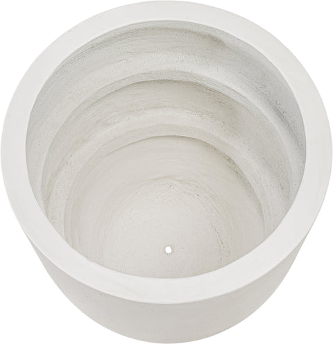 Farrah 26.75" Cream Indoor / Outdoor Concrete Planter, 1 Piece