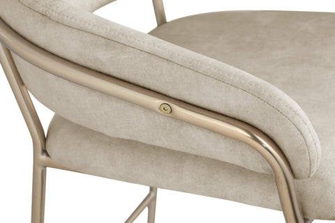 Limitless Stone Velvet Counter Stool C