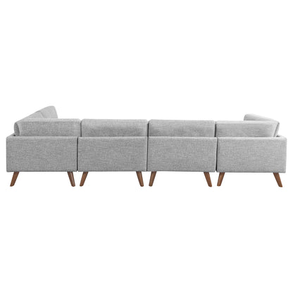 Camden 6-piece Upholstered Modular Sectional Sofa Grey