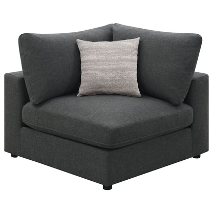 Imez Upholstered Corner CharcoalCharcoal