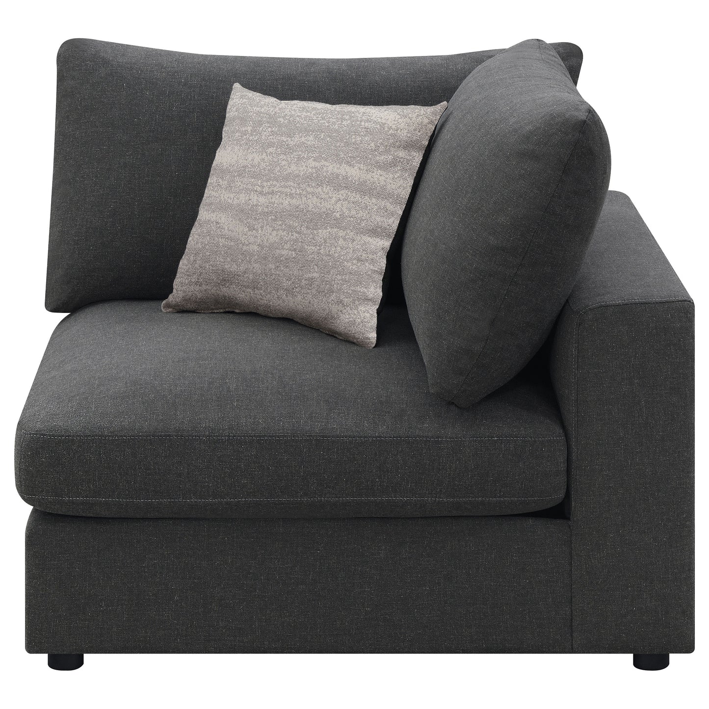 imez upholstered corner charcoalcharcoal