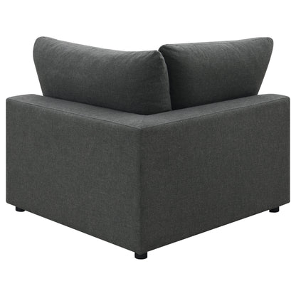 Imez Upholstered Corner CharcoalCharcoal
