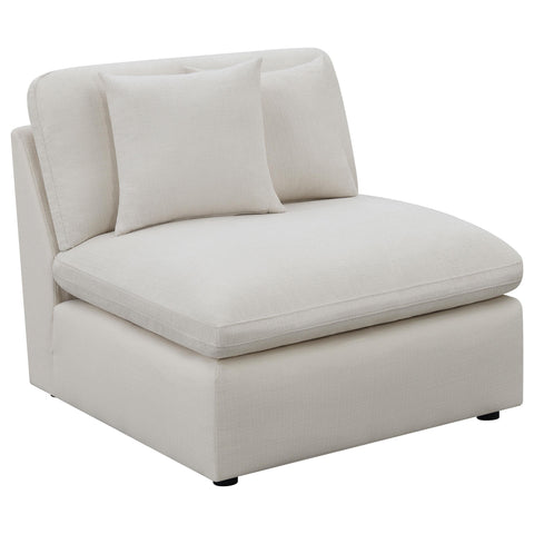 Destino 5-piece Upholstered Modular Sectional Sofa Ivory