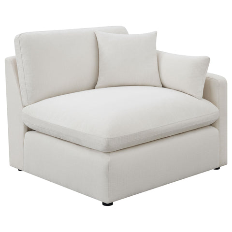 Destino 4-piece Upholstered Modular Sectional Sofa Ivory