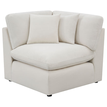 Georgina Upholstered Corner IvoryIvory