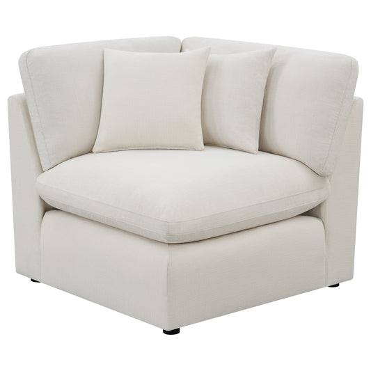 Georgina Upholstered Corner IvoryIvory